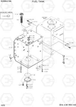 1070 FUEL TANK R220NLC-9A, Hyundai