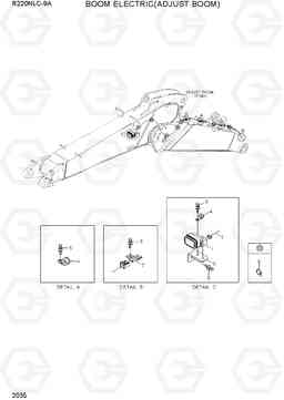 2035 BOOM ELECTRIC(ADJUST BOOM) R220NLC-9A, Hyundai