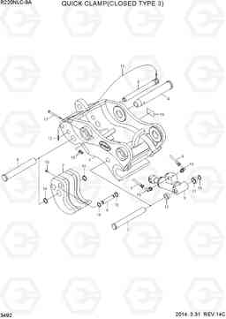 3492 QUICK CLAMP(CLOSED TYPE 3) R220NLC-9A, Hyundai