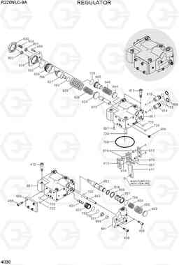 4030 REGULATOR R220NLC-9A, Hyundai