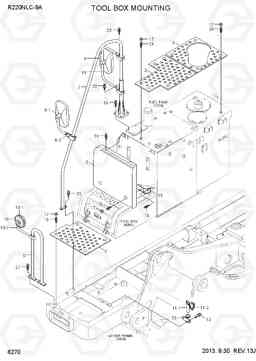 6270 TOOL BOX MOUNTING R220NLC-9A, Hyundai