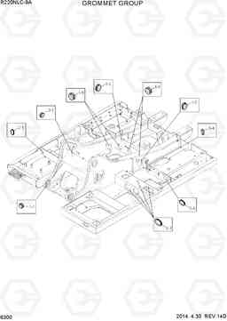 6300 GROMMET GROUP R220NLC-9A, Hyundai