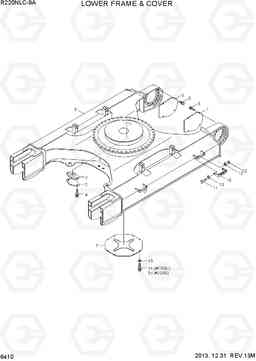 6410 LOWER FRAME & COVER R220NLC-9A, Hyundai