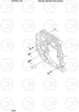 9030 REAR GEAR HOUSING R220NLC-9A, Hyundai