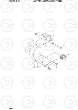 9160 ALTERNATOR MOUNTING R220NLC-9A, Hyundai