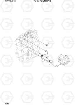 9280 FUEL PLUMBING R220NLC-9A, Hyundai