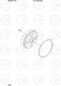 9290 FLYWHEEL R220NLC-9A, Hyundai