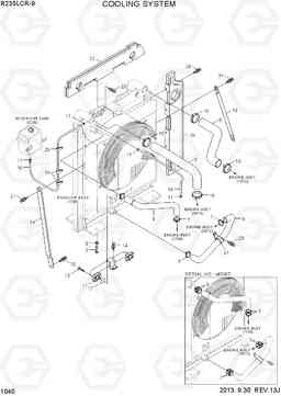 1040 COOLING SYSTEM R235LCR-9, Hyundai