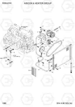1080 AIRCON & HEATER GROUP R235LCR-9, Hyundai