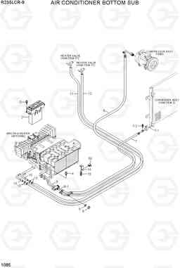 1085 AIR CONDITIONER BOTTOM SUB R235LCR-9, Hyundai