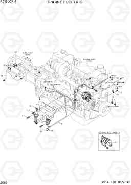 2040 ENGINE ELECTRIC R235LCR-9, Hyundai