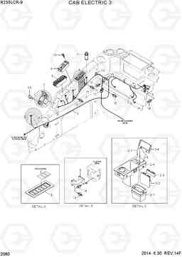 2080 ELECTRIC CABIN ROOM R235LCR-9, Hyundai