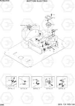 2090 BOTTOM ELECTRIC R235LCR-9, Hyundai