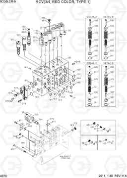 4070 MCV(3/4, RED COLOR, TYPE 1) R235LCR-9, Hyundai