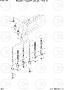 4093 MCV(4/4, YELLOW COLOR, TYPE 1) R235LCR-9, Hyundai