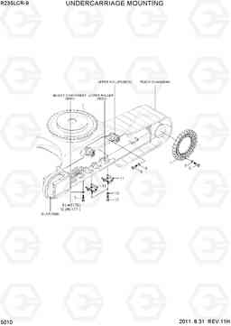 5010 UNDERCARRIAGE MOUNTING R235LCR-9, Hyundai
