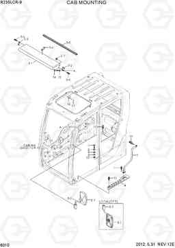 6010 CAB MOUNTING R235LCR-9, Hyundai