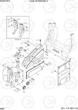 6090 CAB INTERIOR 2 R235LCR-9, Hyundai