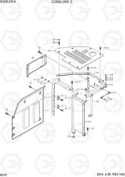 6210 COWLING 2 R235LCR-9, Hyundai