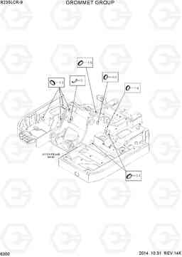 6300 GROMMET GROUP R235LCR-9, Hyundai