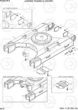 6410 LOWER FRAME & COVER R235LCR-9, Hyundai