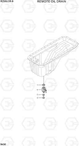 9430 REMOTE OIL DRAIN R235LCR-9, Hyundai