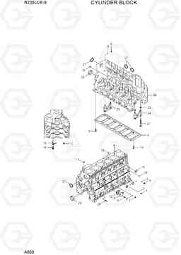 A050 CYLINDER BLOCK R235LCR-9, Hyundai