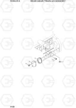 A100 REAR GEAR TRAIN ACCESSORY R235LCR-9, Hyundai