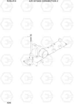 A240 AIR INTAKE CONNECTION 2 R235LCR-9, Hyundai