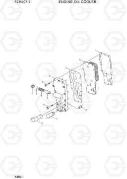 A300 ENGINE OIL COOLER R235LCR-9, Hyundai