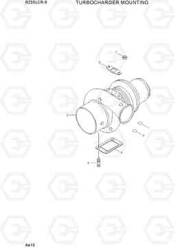 A410 TURBOCHARGER MOUNTING R235LCR-9, Hyundai