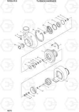 A415 TURBOCHARGER R235LCR-9, Hyundai