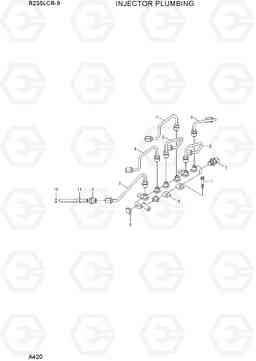 A420 INJECTOR PLUMBING R235LCR-9, Hyundai