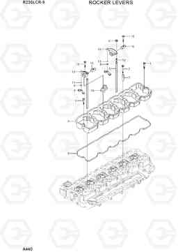 A440 ROCKER LEVERS R235LCR-9, Hyundai