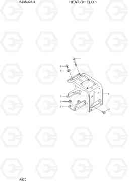 A470 HEAT SHIELD 1 R235LCR-9, Hyundai