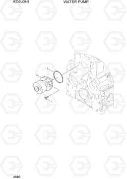 A580 WATER PUMP R235LCR-9, Hyundai