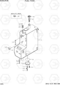 1070 FUEL TANK R235LCR-9A, Hyundai