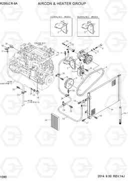 1090 AIRCON & HEATER GROUP R235LCR-9A, Hyundai