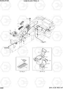 2080 CABIN ROOM ELECTRIC R235LCR-9A, Hyundai