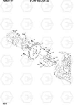 3010 PUMP MOUNTING R235LCR-9A, Hyundai