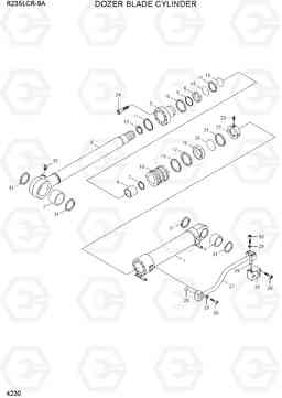 4230 DOZER BLADE CYLINDER R235LCR-9A, Hyundai