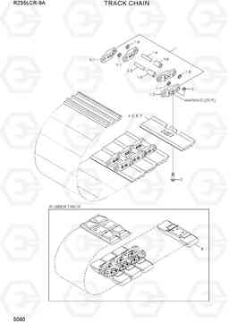 5060 TRACK CHAIN R235LCR-9A, Hyundai