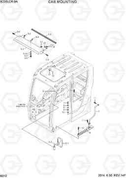6010 CAB MOUNTING R235LCR-9A, Hyundai