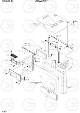 6200 COWLING 1 R235LCR-9A, Hyundai