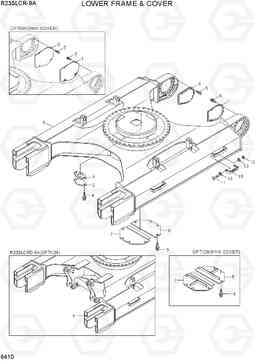 6410 LOWER FRAME & COVER R235LCR-9A, Hyundai