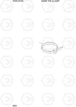 9020 WIRE TIE CLAMP R235LCR-9A, Hyundai