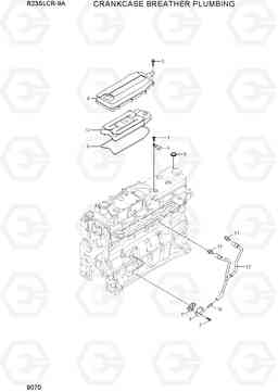 9070 CRANKCASE BREATHER R235LCR-9A, Hyundai