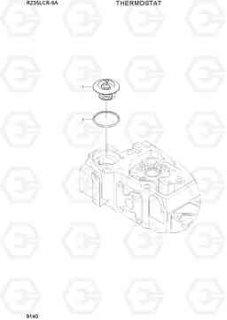 9140 THERMOSTAT R235LCR-9A, Hyundai