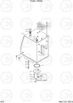 1070 FUEL TANK R250LC-3, Hyundai