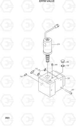 2023 EPPR VALVE R250LC-3, Hyundai